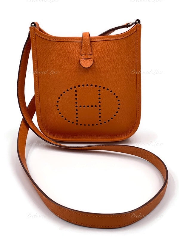Hermès Clemence e Evelyne TPM 16 - Green Crossbody Bags