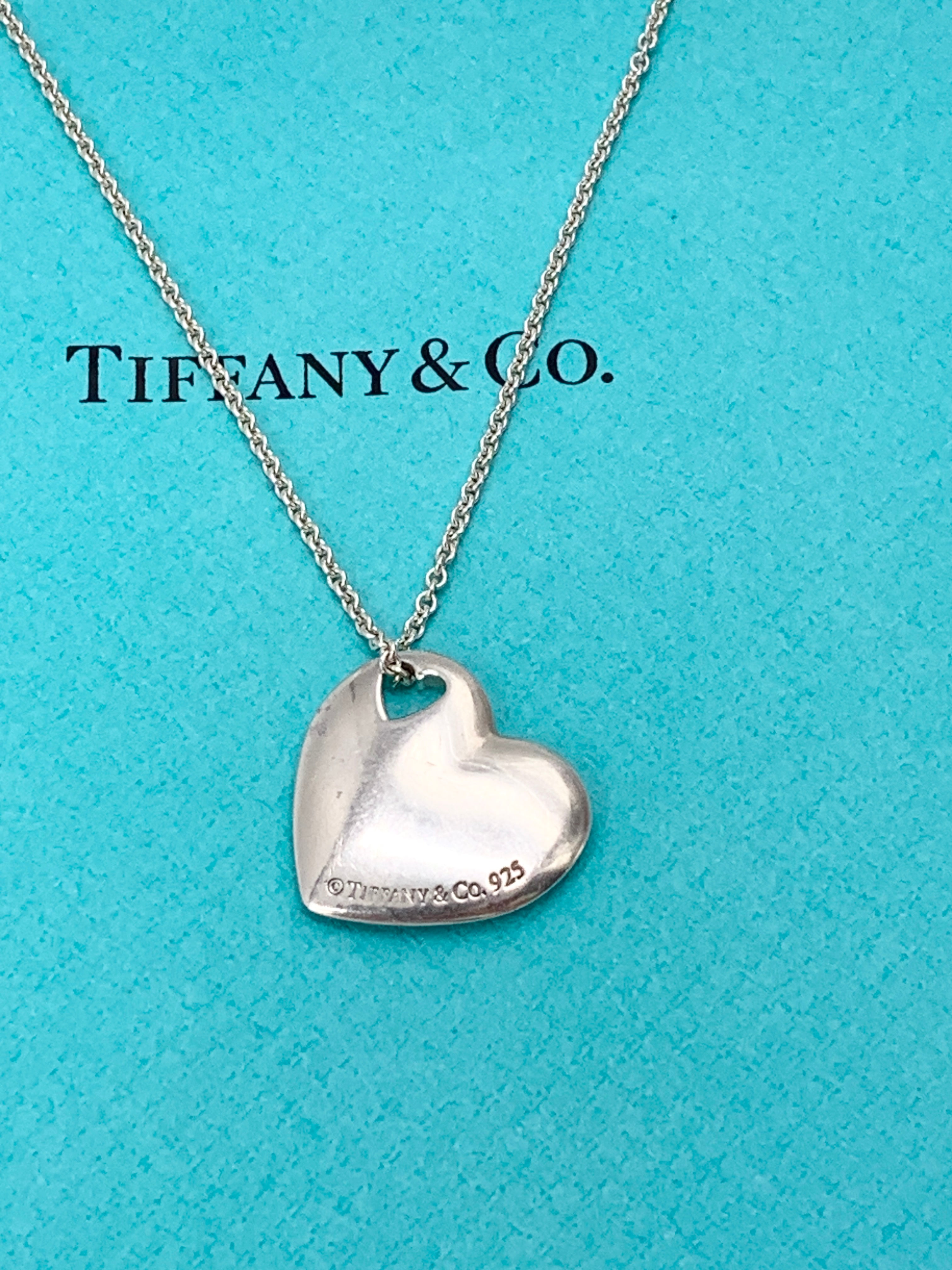 tiffany necklace heart