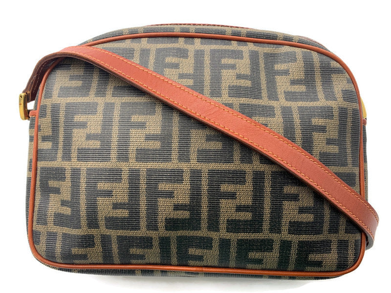 Fendi FF Logo Print Camera Case Crossbody Bag