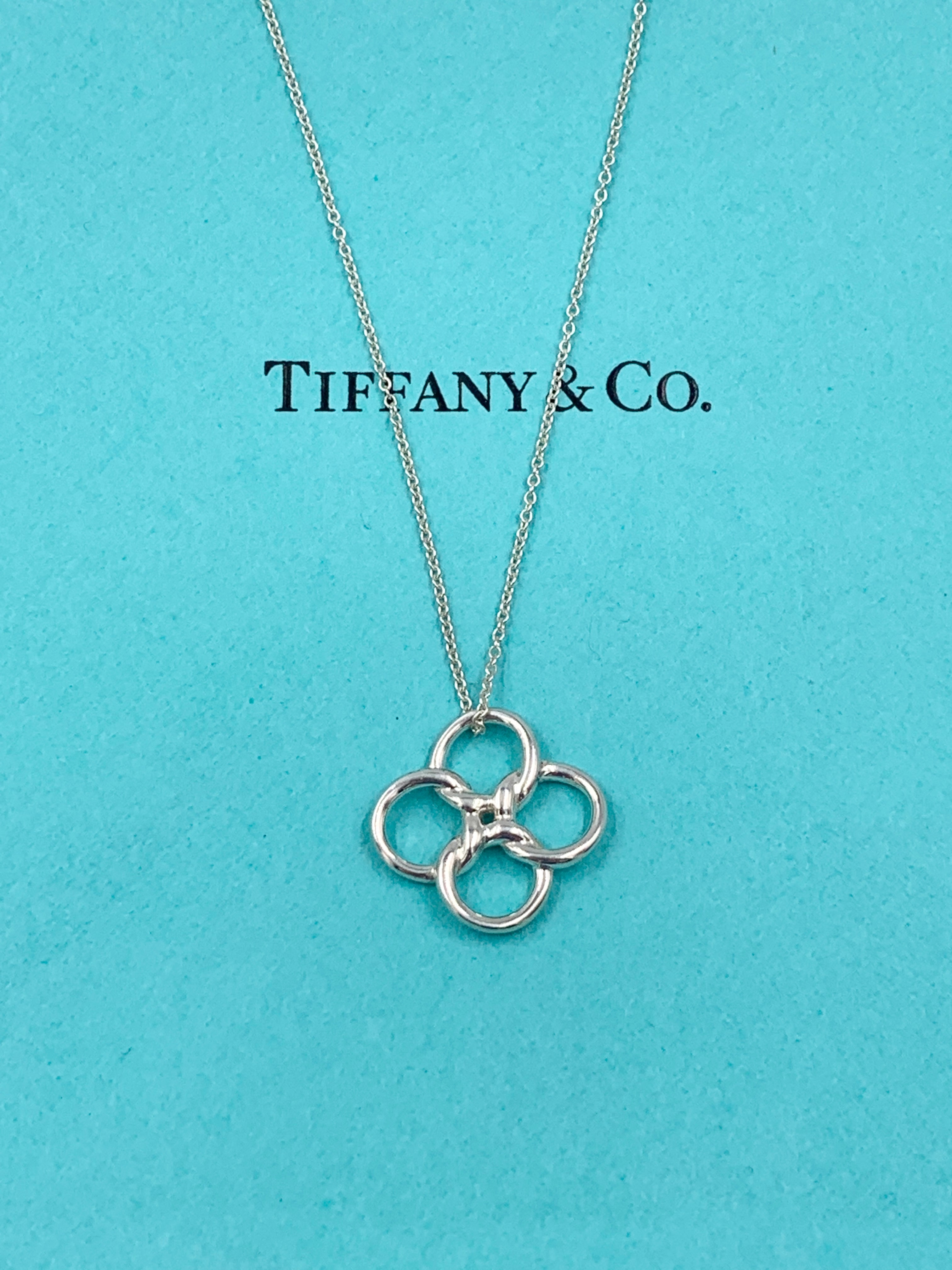 Tiffany quadrifoglio necklace Clearance