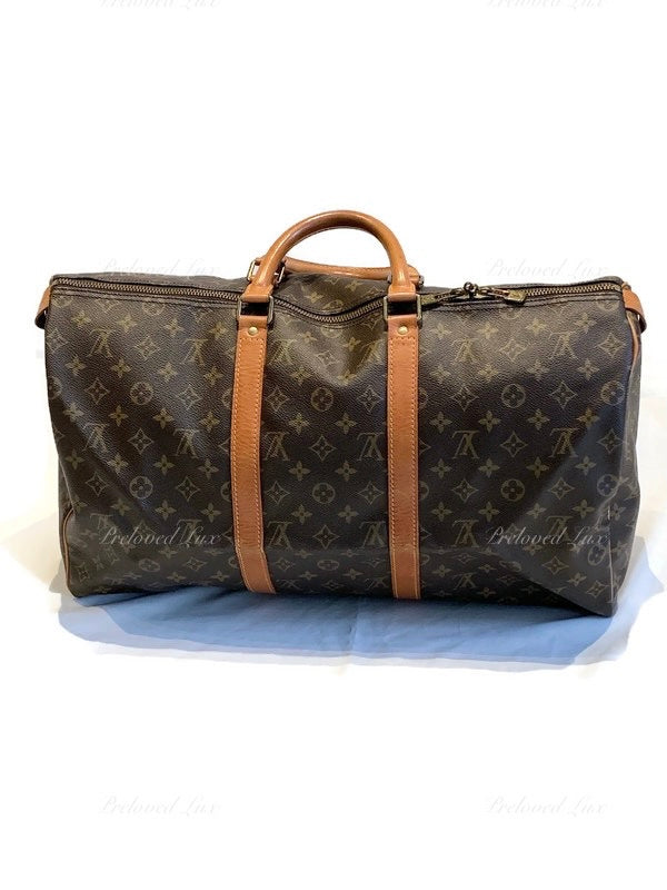 Sold-LOUIS VUITTON Monogram Keepall 50 Travel Bag – Preloved Lux