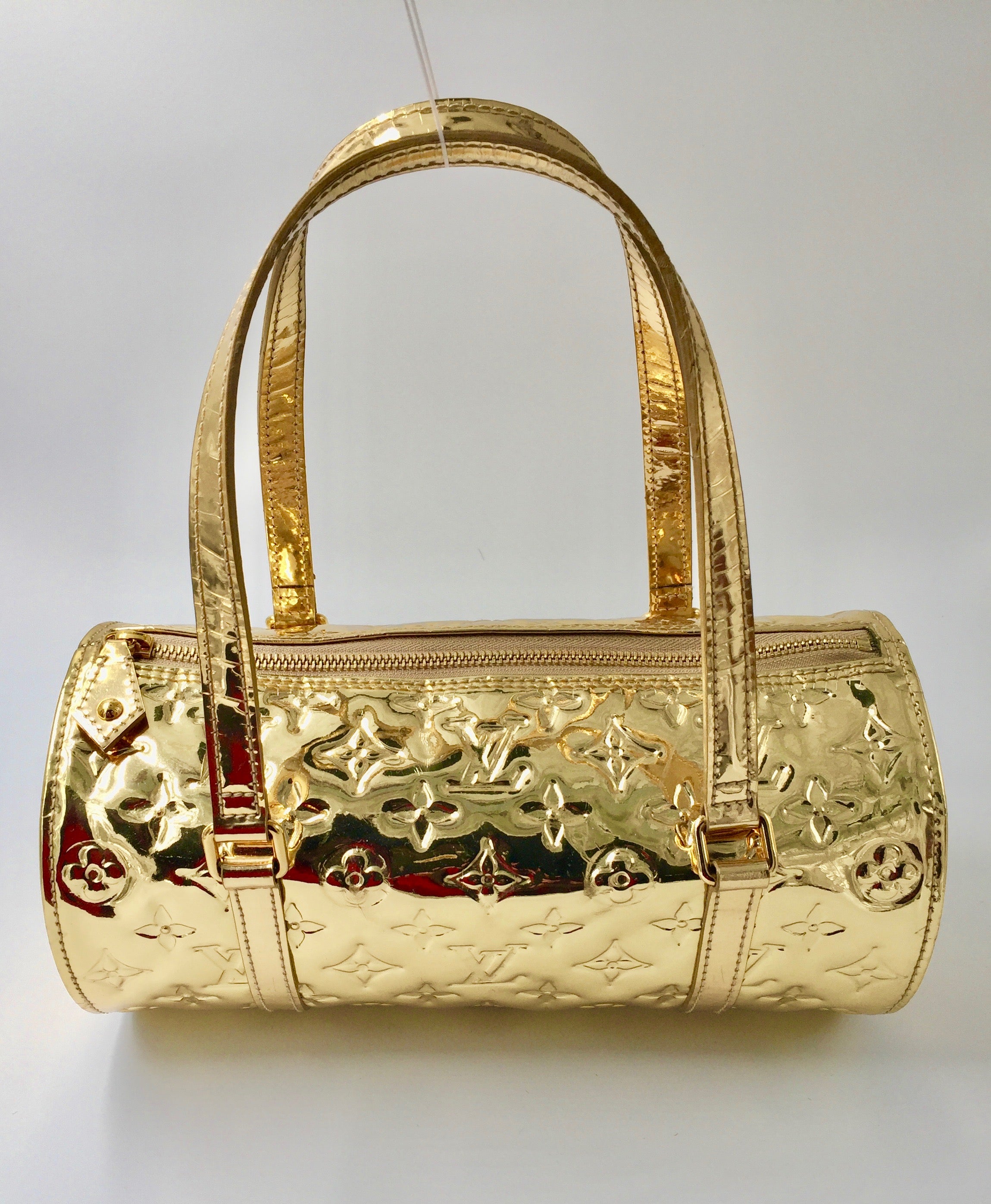 LOUIS VUITTON M95270 Miroir Papillon PM Hand Bag Gold Monogram Rare Ex++
