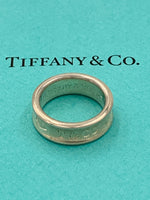 Tiffany & Co 925 Silver 1837 Ring Size 6