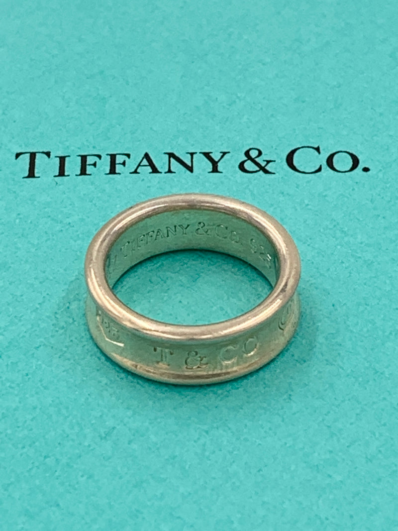 Tiffany & Co 925 Silver 1837 Ring Size 6