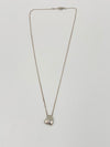 Tiffany & Co Elsa Peretti Silver Solid Full Heart Pendant Necklace