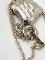 Tiffany & Co Elsa Peretti Silver Solid Full Heart Pendant Necklace