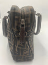 FENDI Zucca  FF Logo Monogram Brown Bag