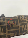 FENDI Zucca  FF Logo Monogram Brown Bag