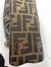 FENDI Zucca  FF Logo Monogram Brown Bag