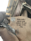 FENDI Zucca  FF Logo Monogram Brown Bag