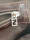 FENDI Zucca  FF Logo Monogram Brown Bag