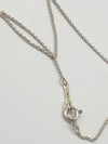 Tiffany & Co Elsa Peretti 925 Silver 18mm Large Bean Necklace