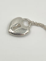 Tiffany & Co 925 Silver Heart Lock Necklace