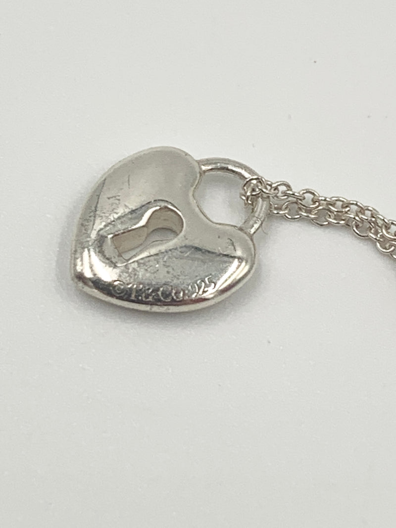 Tiffany & Co 925 Silver Heart Lock Necklace