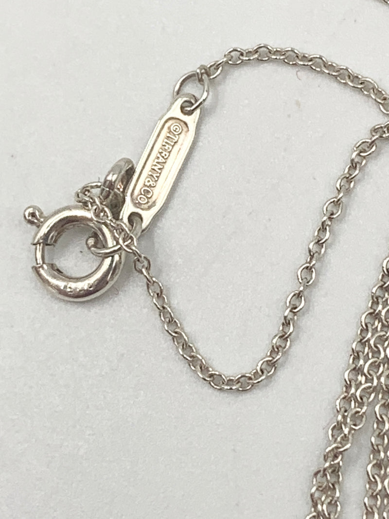 Tiffany & Co 925 Silver Heart Lock Necklace