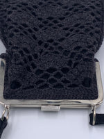 DOLCE & GABANNA Vintage Wool Evening Shoulder Clutch