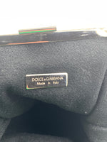 DOLCE & GABANNA Vintage Wool Evening Shoulder Clutch