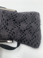 DOLCE & GABANNA Vintage Wool Evening Shoulder Clutch