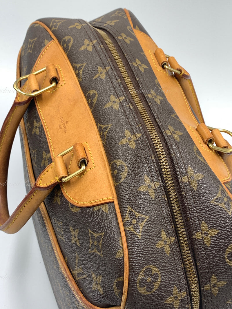 Louis Vuitton - Authenticated Deauville Handbag - Cloth Brown for Women, Good Condition