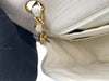 CHANEL Classic Lambskin Chain Mini Square Flap Bag White/ Gold hardware