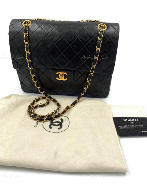 Chanel Maxi in Dark Blue SHW Lambskin Blue - Bags