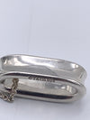 Tiffany & Co 925 Silver 1837 Oval Ring Pendant Necklace