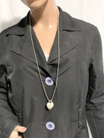 Sold-Tiffany & Co 925 Silver Return to Tiffany Heart Tag Long Necklace