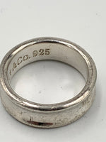 Tiffany & Co 925 Silver 1837 Medium Ring Size 5.75