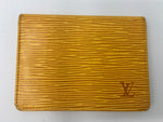 Sold-IG FREE GIVEAWAY- LOUIS VUITTON Epi Pass/Card Case yellow M63209
