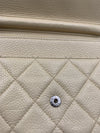 Sold-CHANEL CC Wallet-on-the-chain WOC Caviar Crossbody Bag - Beige