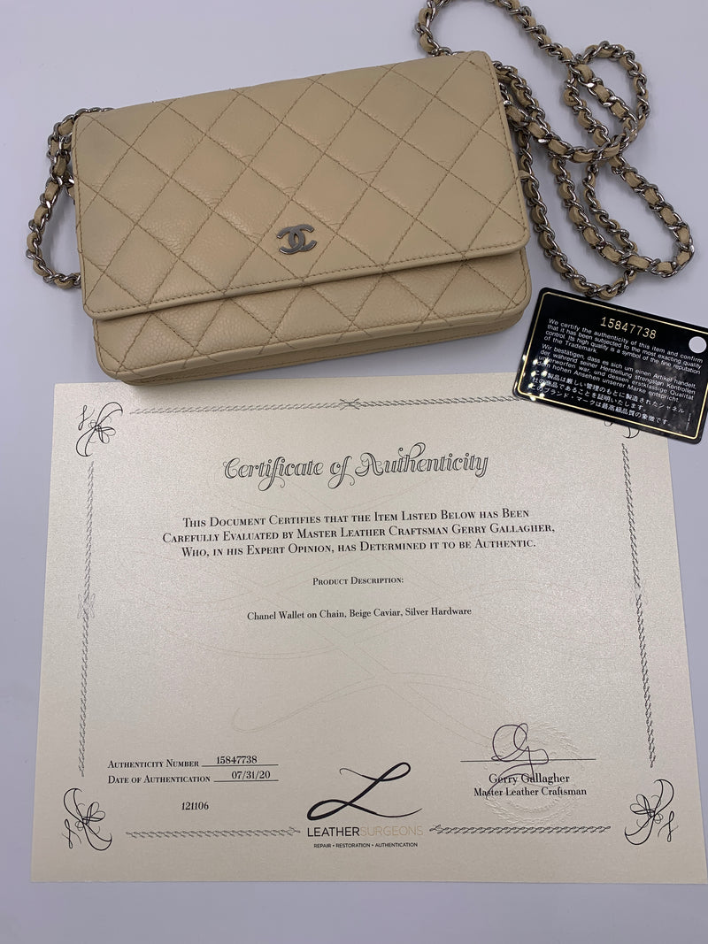 used chanel wallet authentic