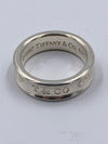 Sold-Tiffany & Co 925 Silver 1837 Medium Ring Size 9