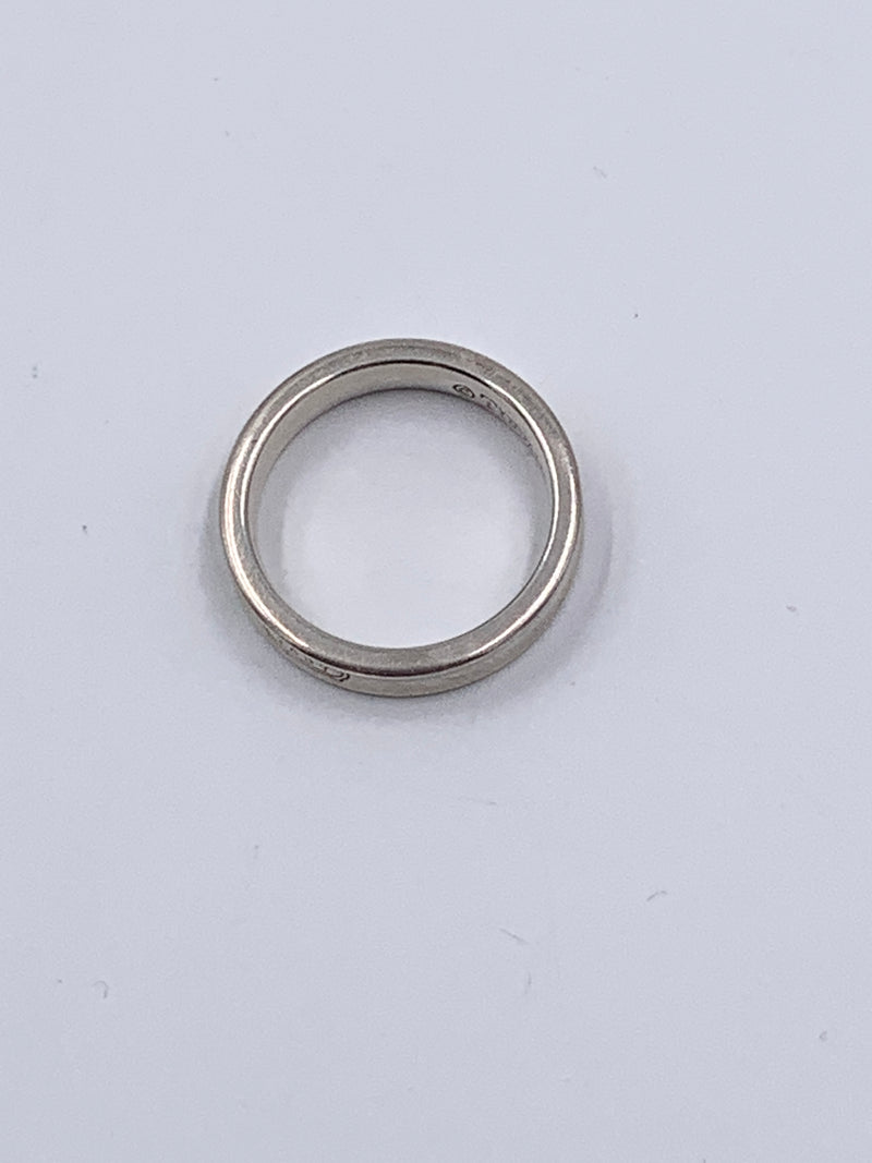 Sold-Tiffany & Co 925 Silver 1837 Narrow Ring Size 6