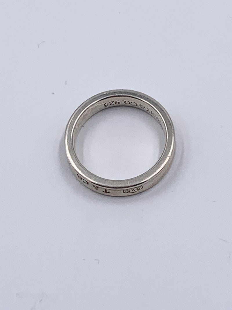 Sold-Tiffany & Co 925 Silver 1837 Narrow Ring Size 6