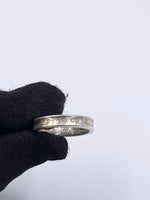Sold-Tiffany & Co 925 Silver 1837 Narrow Ring Size 6