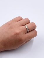 Sold-Tiffany & Co 925 Silver 1837 Narrow Ring Size 6