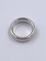 Sold-Tiffany & Co 925 Silver 1837 Medium Ring Size 8
