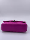 Sold-CHANEL Valentine Flap in Purple Silver Hardware Shoulder Bag