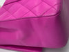 Sold-CHANEL Valentine Flap in Purple Silver Hardware Shoulder Bag