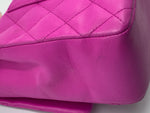 Sold-CHANEL Valentine Flap in Purple Silver Hardware Shoulder Bag