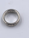 Sold-Tiffany & Co 925 Silver 1837 Medium Ring Size 5.75