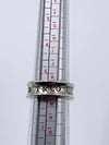 Sold-Tiffany & Co 925 Silver 1837 Medium Ring Size 5.75