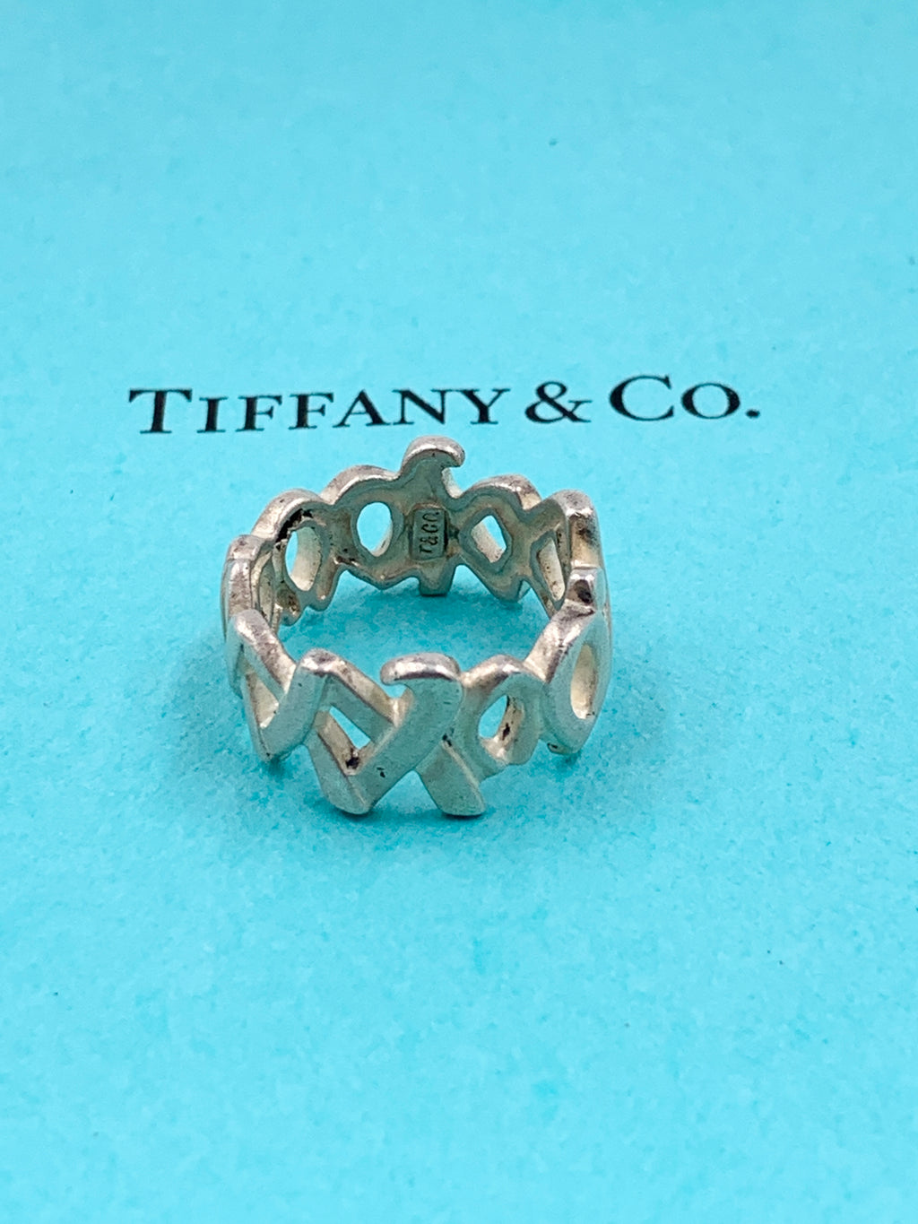 Tiffany & Co 925 Silver Paloma Picasso Loving Heart Vintage