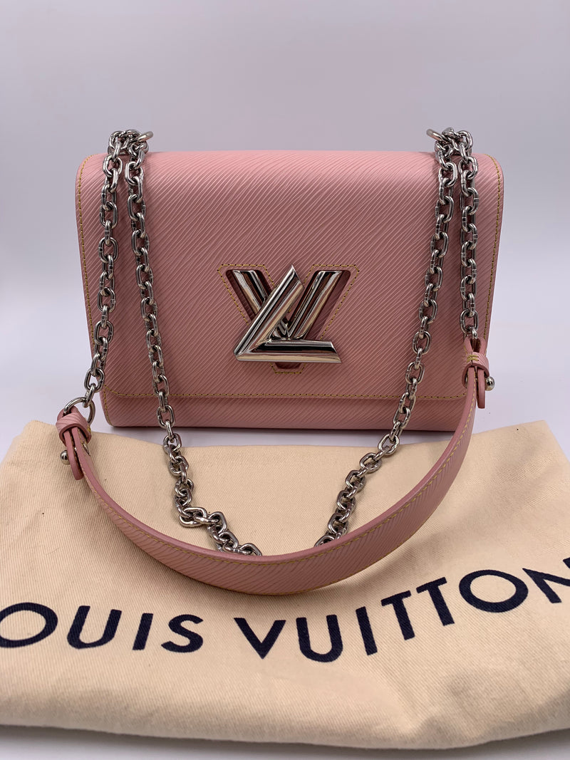 LOUIS VUITTON Epi Twist MM Pink Shoulder Bag Crossbody Bag- Preowned Luxury - Preloved Lux Canada
