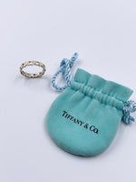 Sold-Tiffany & Co 925 Silver Paloma Picasso Loving Heart Vintage Band Narrow Ring Size 6.25 (6 1/4)