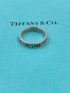 Sold-Tiffany & Co 925 Silver Atlas Narrow Ring Size 6