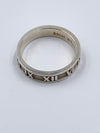 Sold-Tiffany & Co 925 Silver Atlas Narrow Ring Size 6