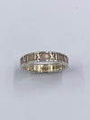 Sold-Tiffany & Co 925 Silver Atlas Narrow Ring Size 6