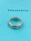 Tiffany & Co 925 Silver Atlas Medium Ring Size 6
