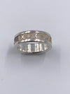 Tiffany & Co 925 Silver Atlas Medium Ring Size 5 3/4 (5.25)